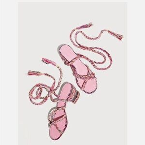 Colorful Block Heel Sandals